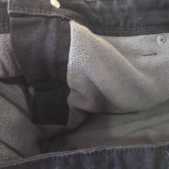 BC Clothing Black Fleece Lined Pants Size 38x32 - Picture 7 of 7